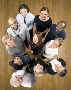 Staff group for company Diversity Leaflet 